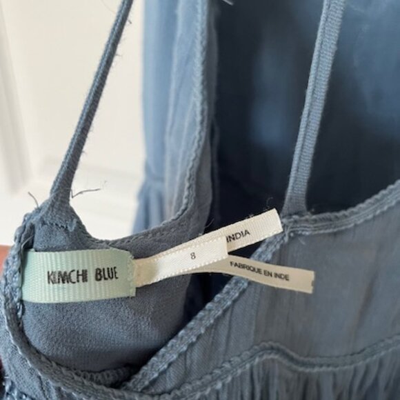 Urban Outfitters - Maxi Blue Summer Dress/Wedding Guest Dress (Sz 8)/M - Picture 2 of 5